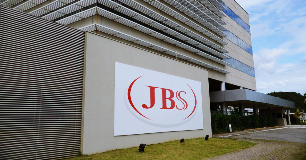 Een operationele eenheid van JBS SA in Itajaí, Zuid-Brazilië